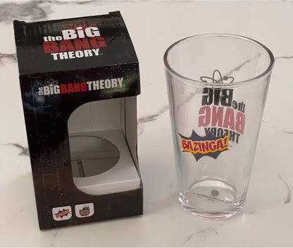 The Big Bang Theory - BAZINGA - Motiv Trink-Glas [NEU]