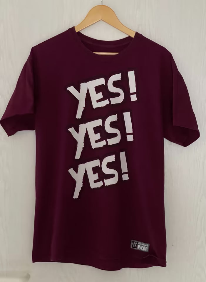 WWE Shirt - DANIEL BRYAN - "Yes! Yes! Yes!" - L