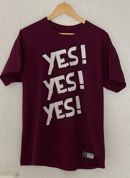 WWE Shirt - DANIEL BRYAN - "Yes! Yes! Yes!" - L