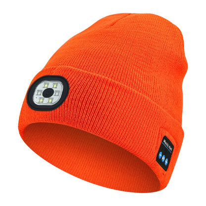 3-in-1 Bluetooth Beanie with LED Light