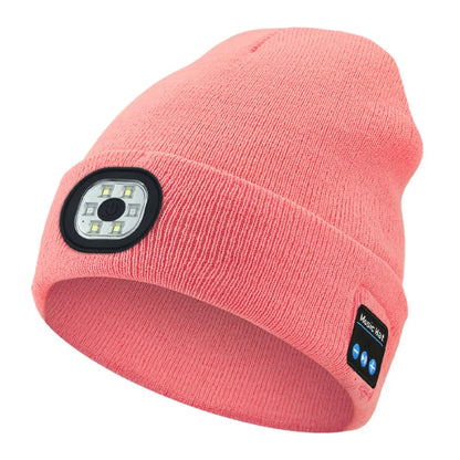 3-in-1 Bluetooth Beanie with LED Light
