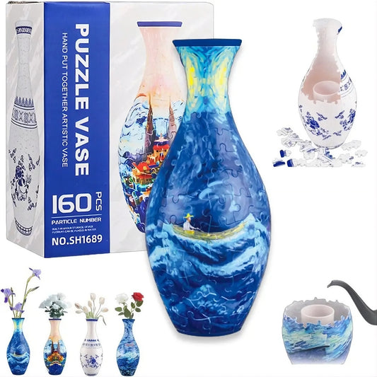 3D Puzzle Flower Vase