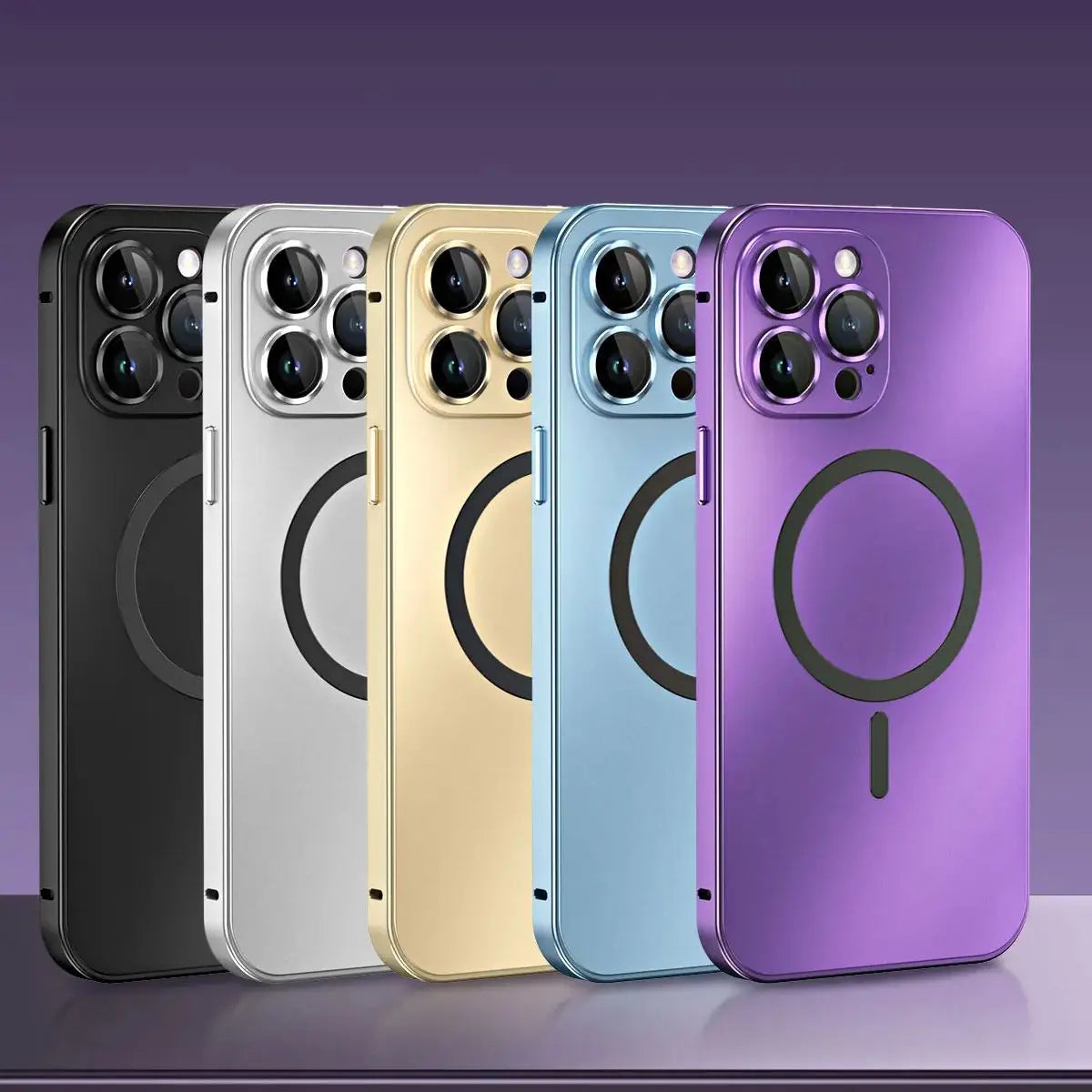 Magnetic Metal Armor iPhone Case