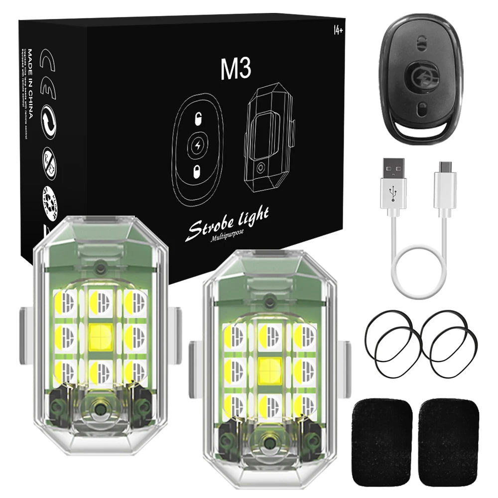 Remote Car LED Strobe Light Kit