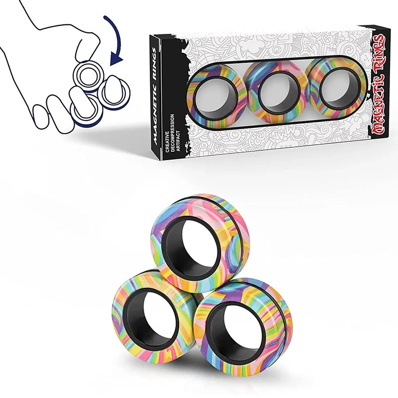 Magnetic Fidget Rings – Magnetische Anti-Stress Ringe