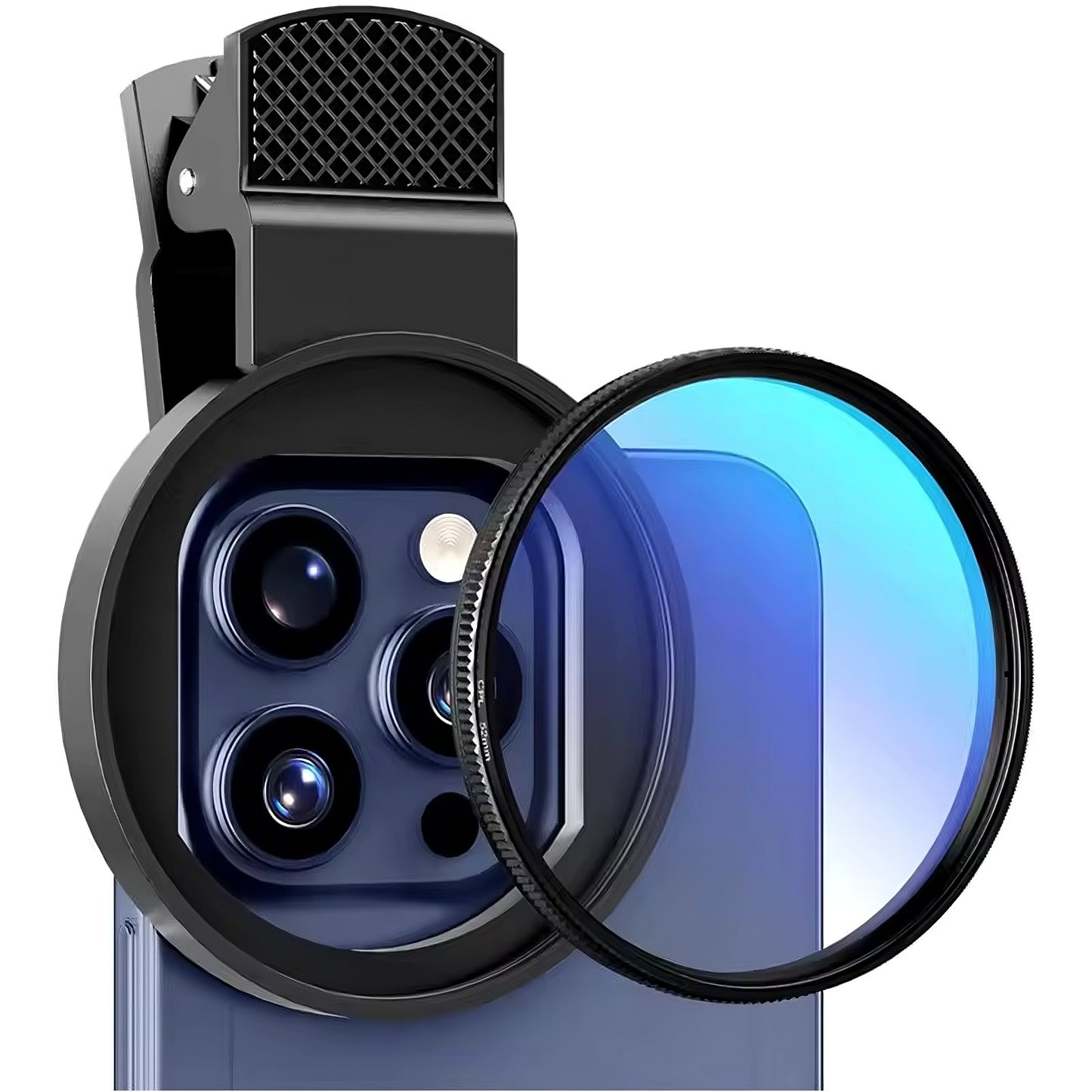 52 mm Clip-On CPL Smartphone-Objektivfilter – Reflexionsfrei & Farbverstärkend