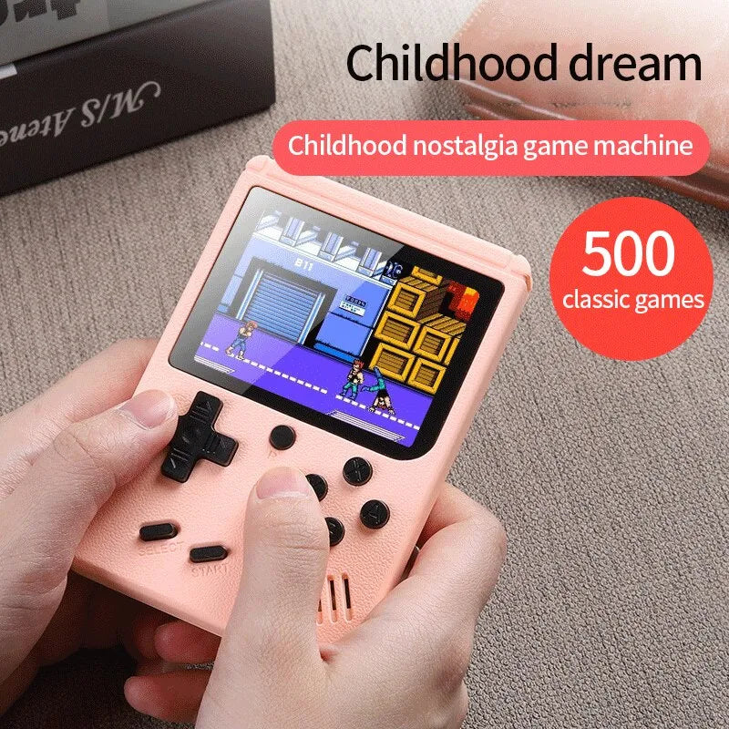 Retro Mini Handheld Game Console – 500 Klassiker für Gaming unterwegs & zuhause