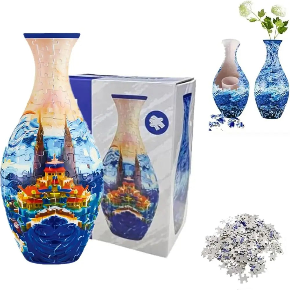 3D Puzzle Flower Vase