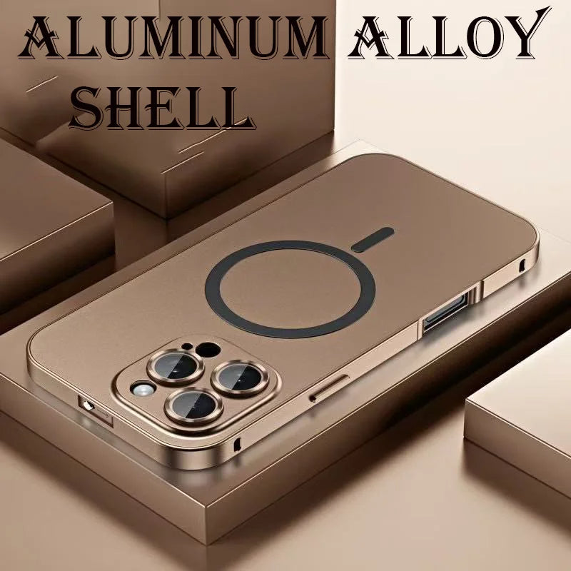 Magnetic Metal Armor iPhone Case