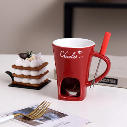 Mini Ceramic Fondue Mug Set
