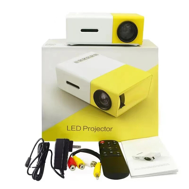 Salange Mini Projektor YG300 – Kompakter LED-Beamer für entspannte Movie-Nights