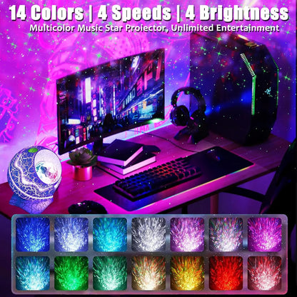 Dinosaurier-Ei Galaxie-Projektor – Sternenhimmel, Musik & Entspannung in einem