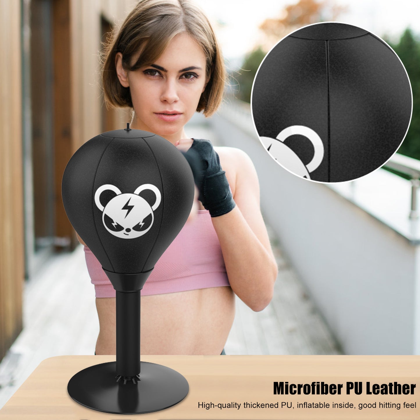 Desktop Punching Bag mit Saugnapf – Stressabbau beim Zocken