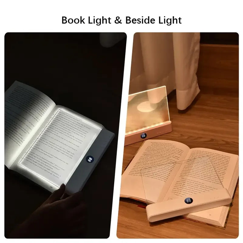 Smart LED Book Light – Leselicht mit 3 Lichtfarben & Timer