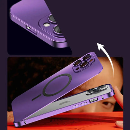 Magnetic Metal Armor iPhone Case