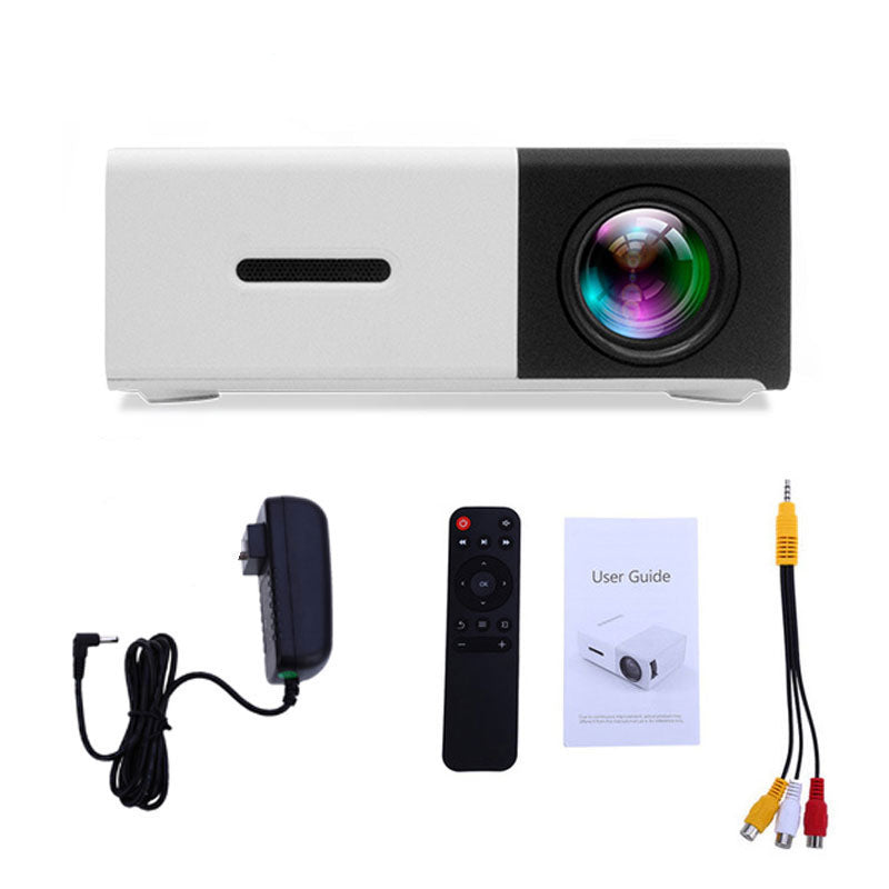 Salange Mini Projektor YG300 – Kompakter LED-Beamer für entspannte Movie-Nights