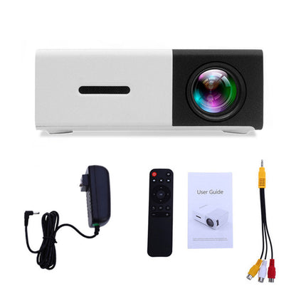 Salange Mini Projektor YG300 – Kompakter LED-Beamer für entspannte Movie-Nights