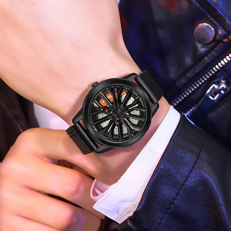 Spinning Rim Watch – Felgen-Uhr mit 360° Rotation