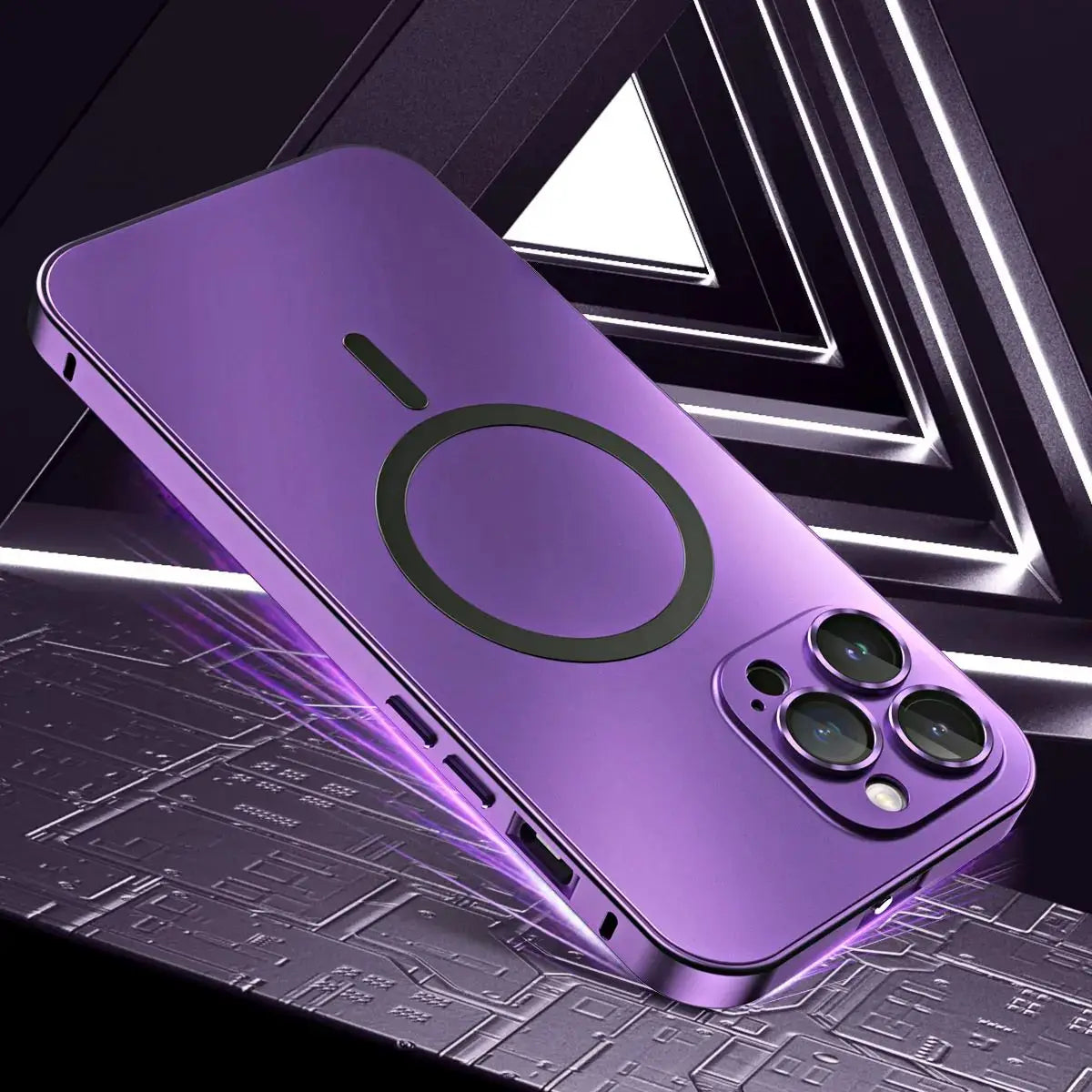 Magnetic Metal Armor iPhone Case