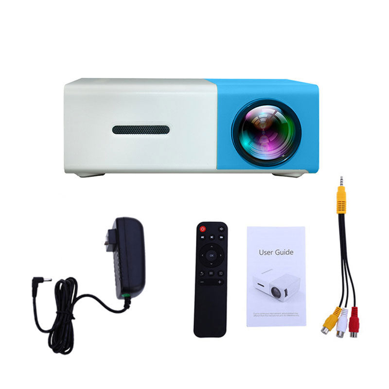 Salange Mini Projektor YG300 – Kompakter LED-Beamer für entspannte Movie-Nights