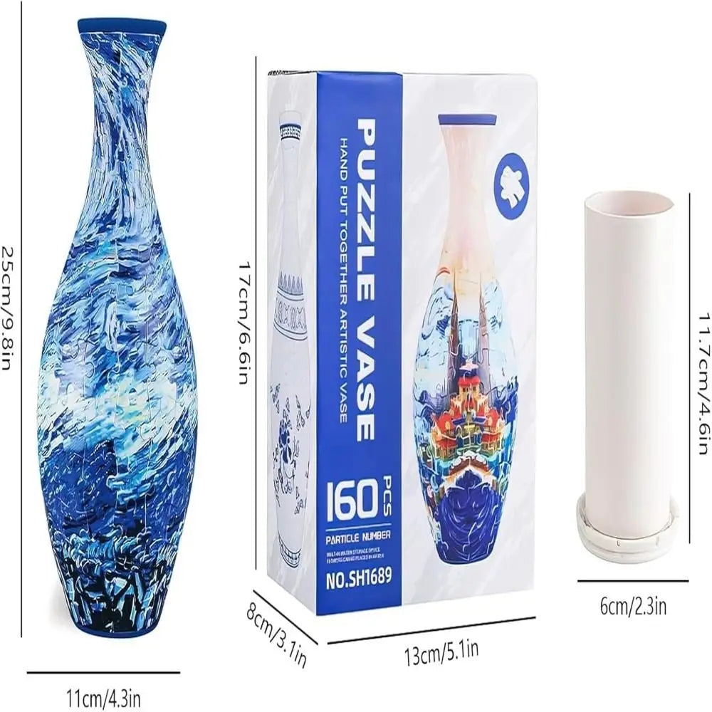 3D Puzzle Flower Vase