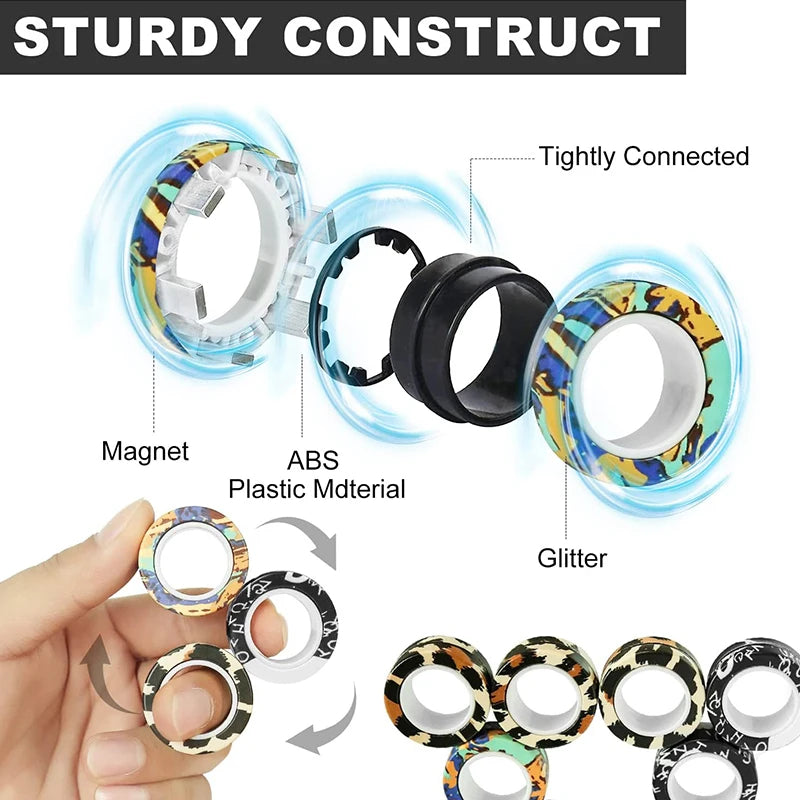 Magnetic Fidget Rings – Magnetische Anti-Stress Ringe
