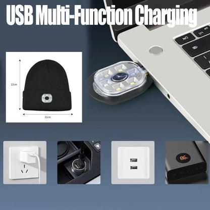 3-in-1 Bluetooth Beanie with LED Light