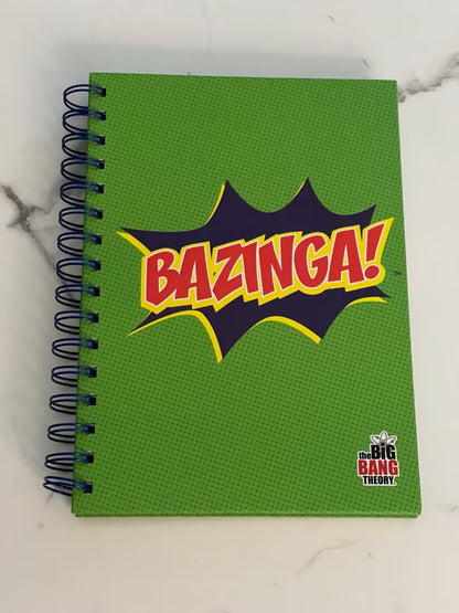 The Big Bang Theory - BAZINGA - Notizbuch - Ringbuch [NEU]