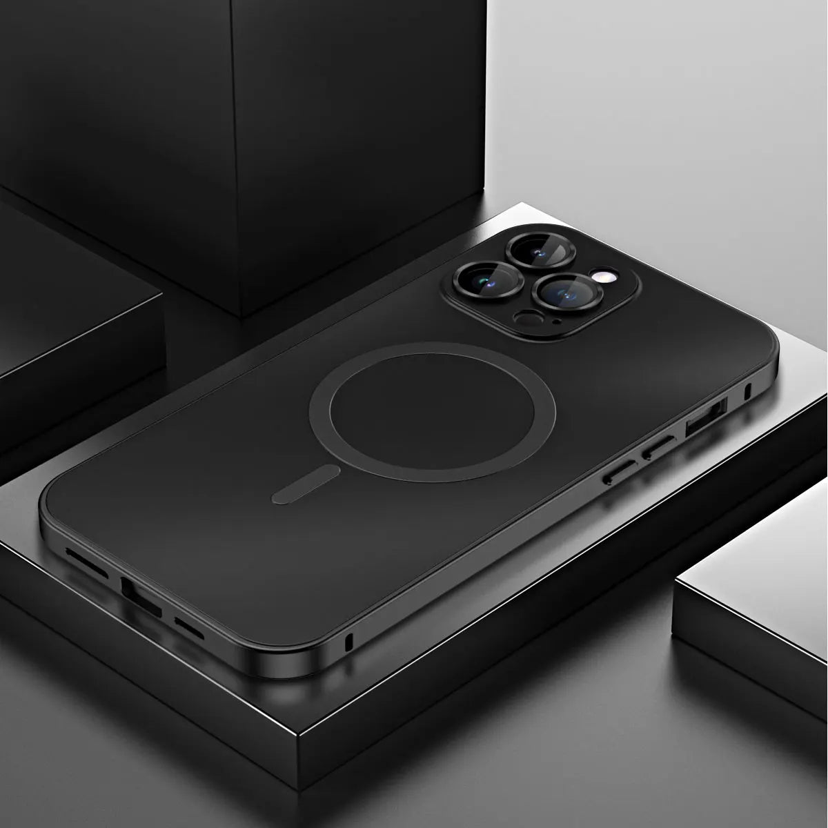 Magnetic Metal Armor iPhone Case