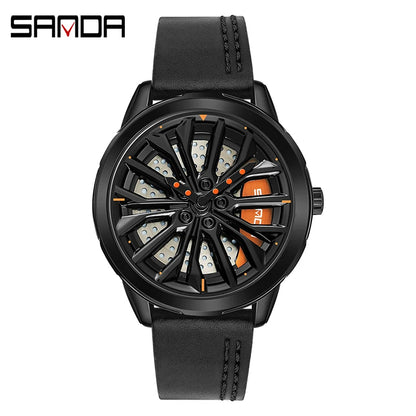 Spinning Rim Watch – Felgen-Uhr mit 360° Rotation