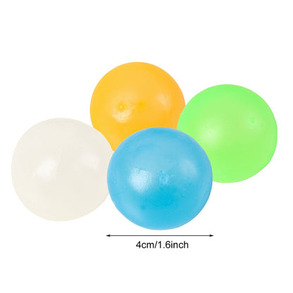 Leuchtende Sticky Bouncing Balls – Glow-in-the-Dark Stressball
