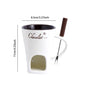 Mini Ceramic Fondue Mug Set