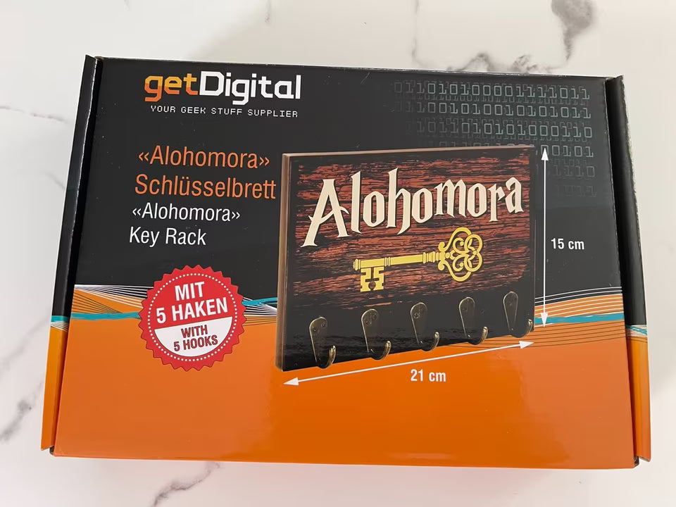 Harry Potter - "Alohomora" Schlüsselbrett für 5 Schlüssel [NEU]