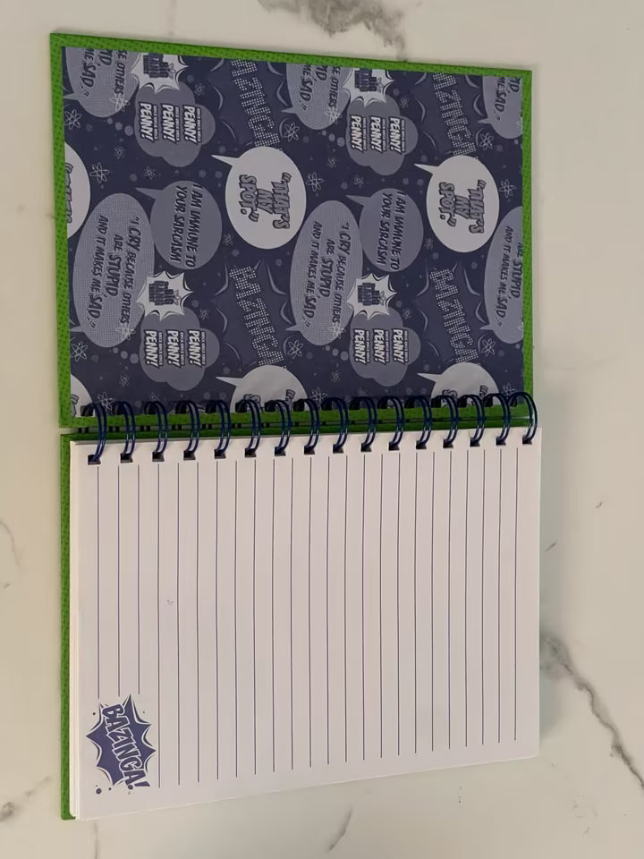 The Big Bang Theory - BAZINGA - Notizbuch - Ringbuch [NEU]