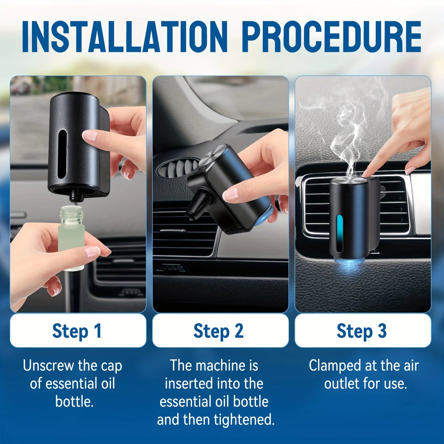 Electric Car Aroma Diffuser – USB Duftzerstäuber fürs Auto