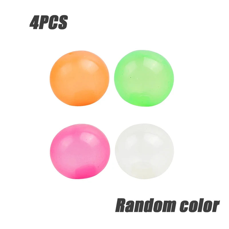 Leuchtende Sticky Bouncing Balls – Glow-in-the-Dark Stressball