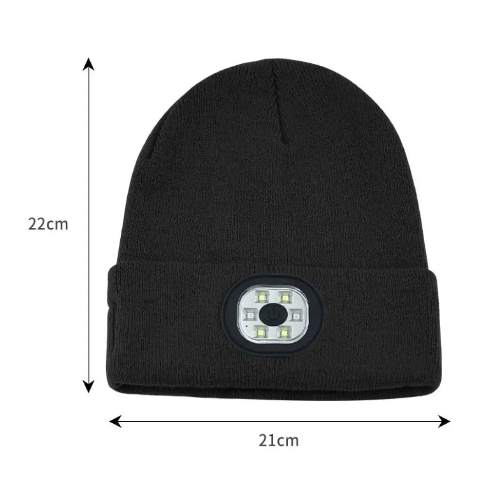 3-in-1 Bluetooth Beanie with LED Light