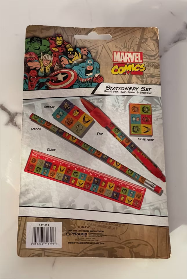 MARVEL Comics - Schreib-Set - 5-Teilig [NEU]