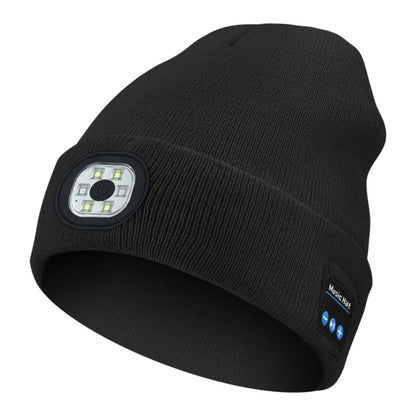 3-in-1 Bluetooth Beanie with LED Light