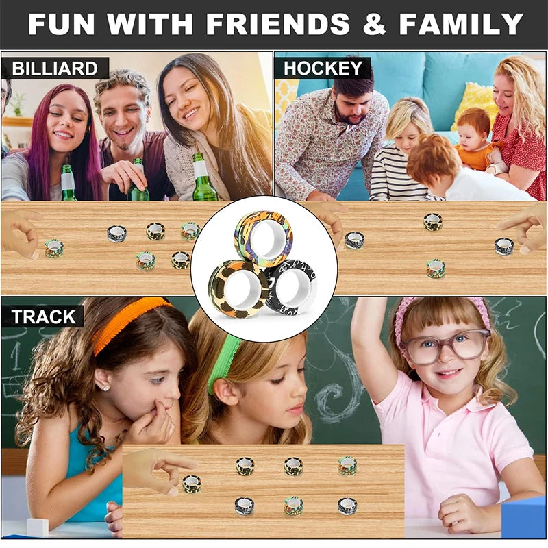 Magnetic Fidget Rings – Magnetische Anti-Stress Ringe