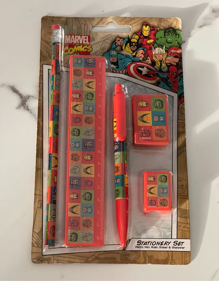 MARVEL Comics - Schreib-Set - 5-Teilig [NEU]