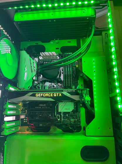 "CaseKing" - Gaming & Streaming PC - WIN 10 - Wasserkühlung - LED